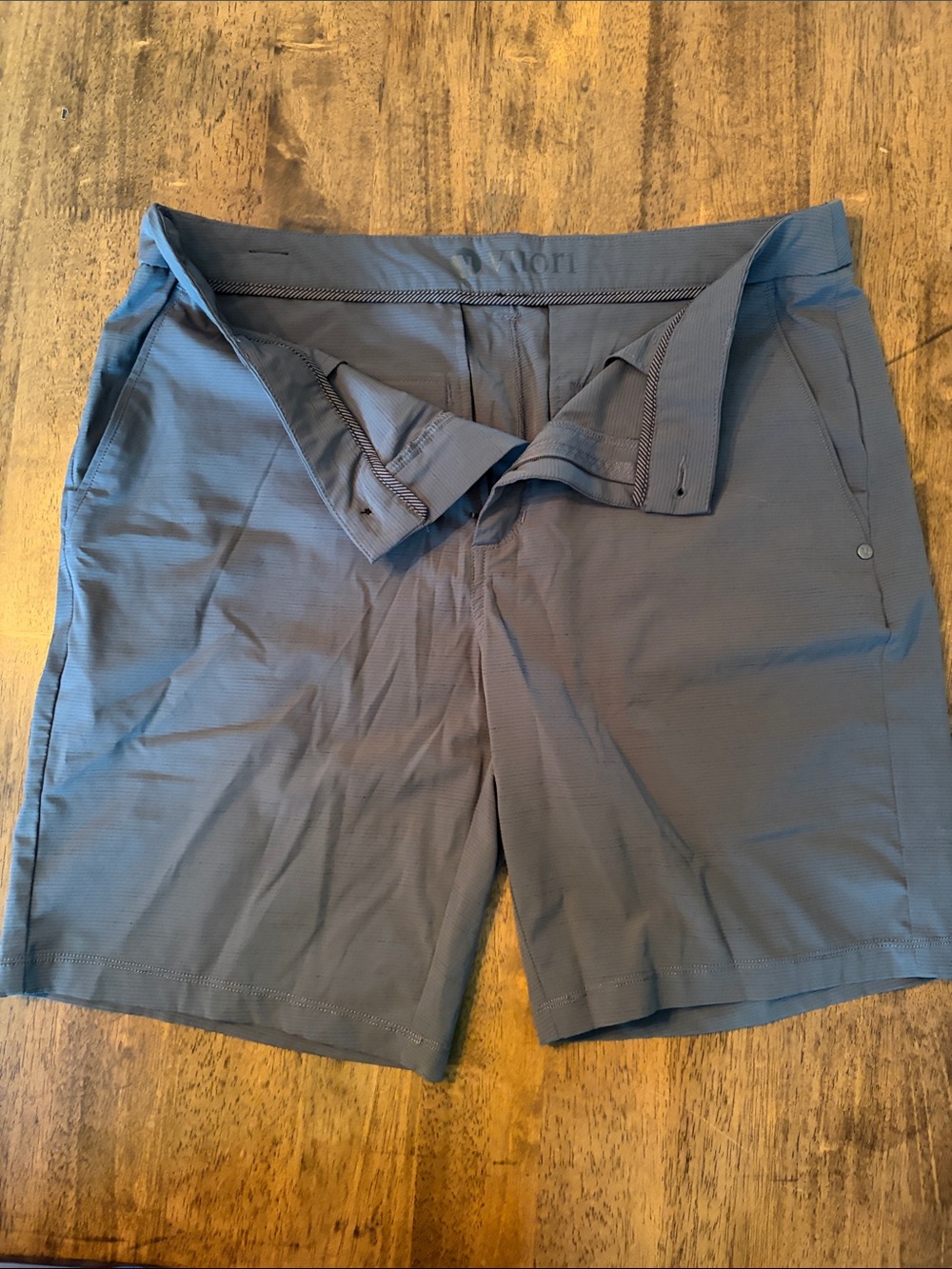 Vuori Men's Slate Gray Hybrid Shorts